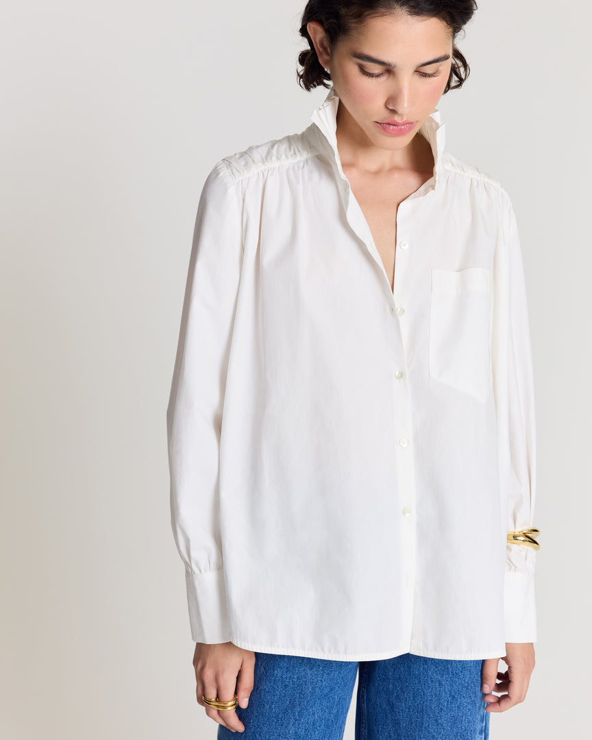 Chemise Léonor blanc naturel