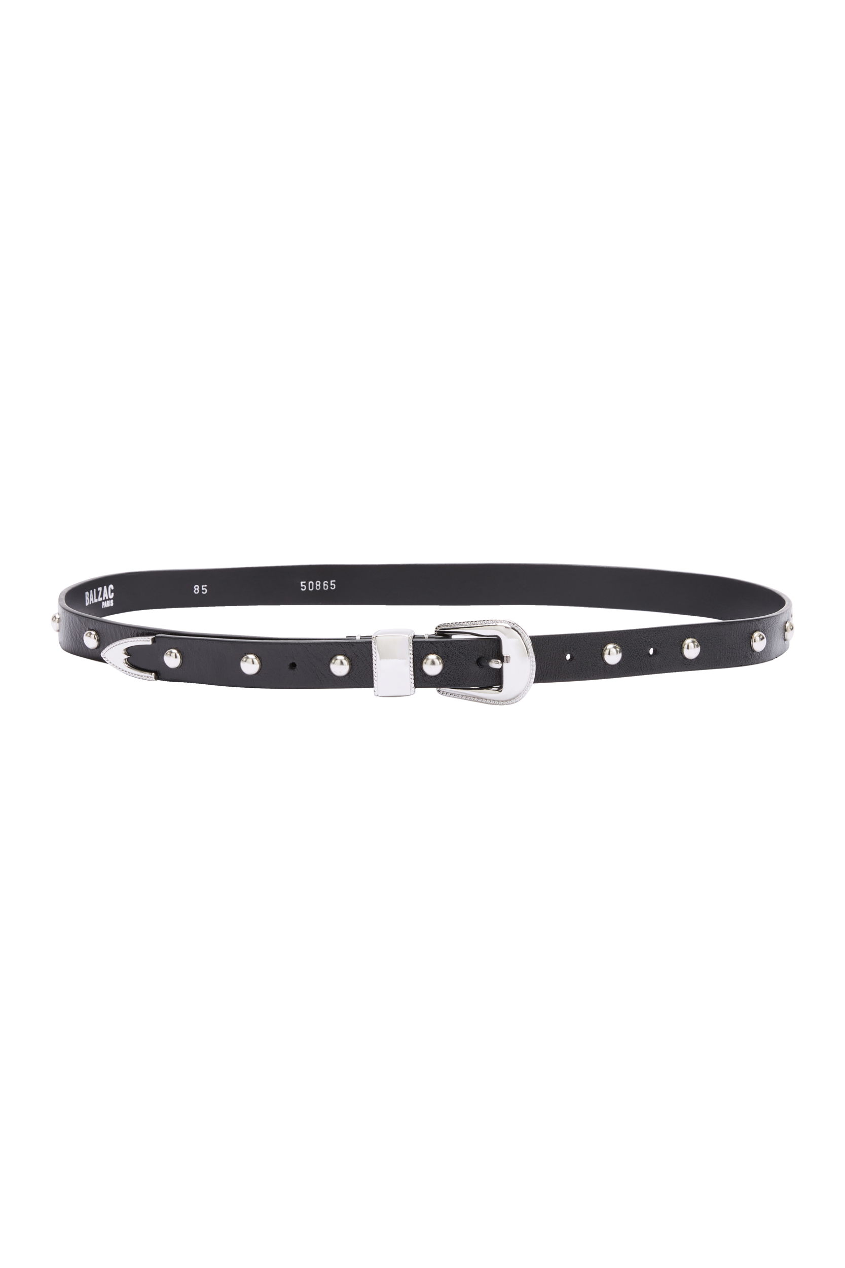 Ceinture Cameron clouté noir