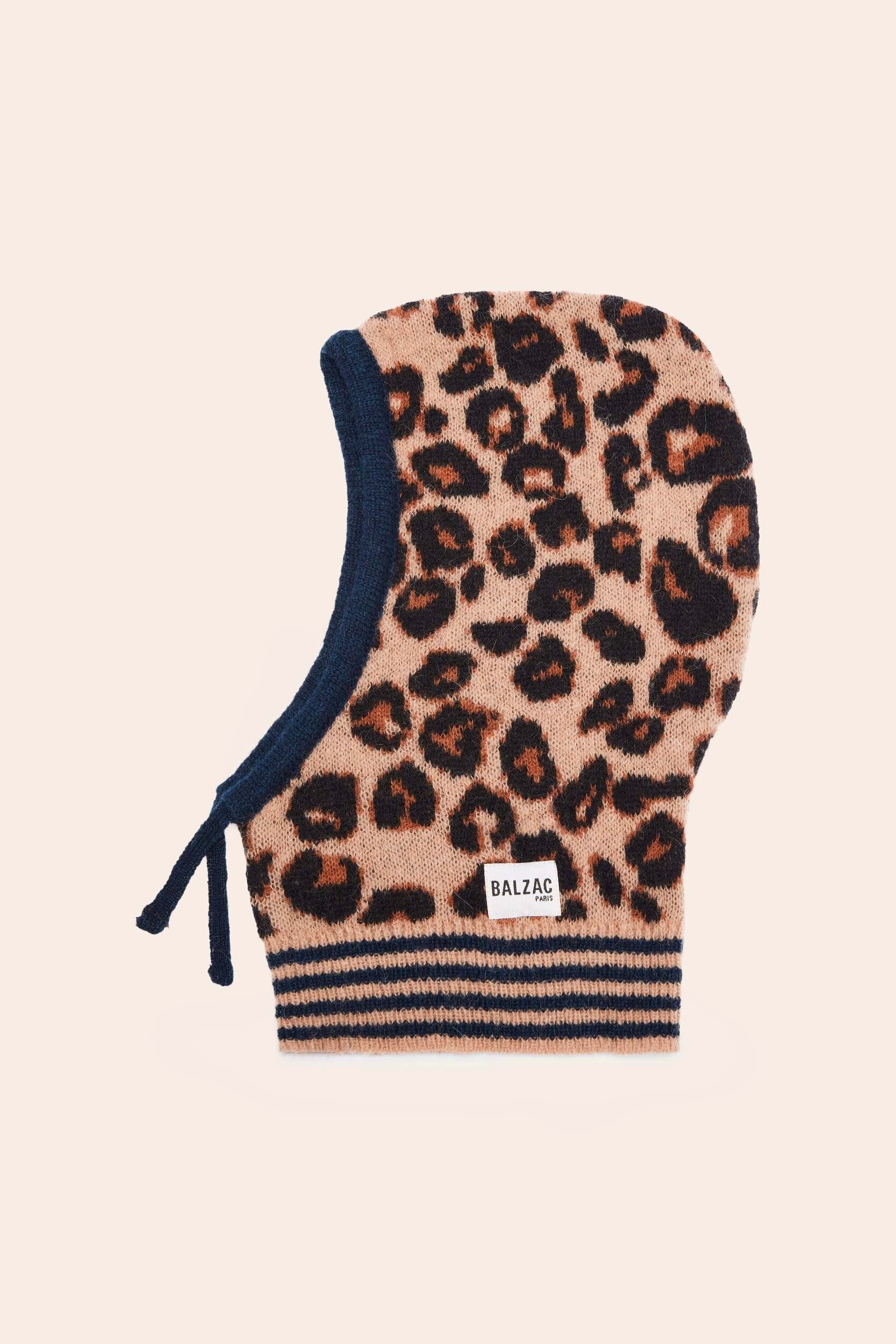 Cagoule Miller rayures marine et léopard