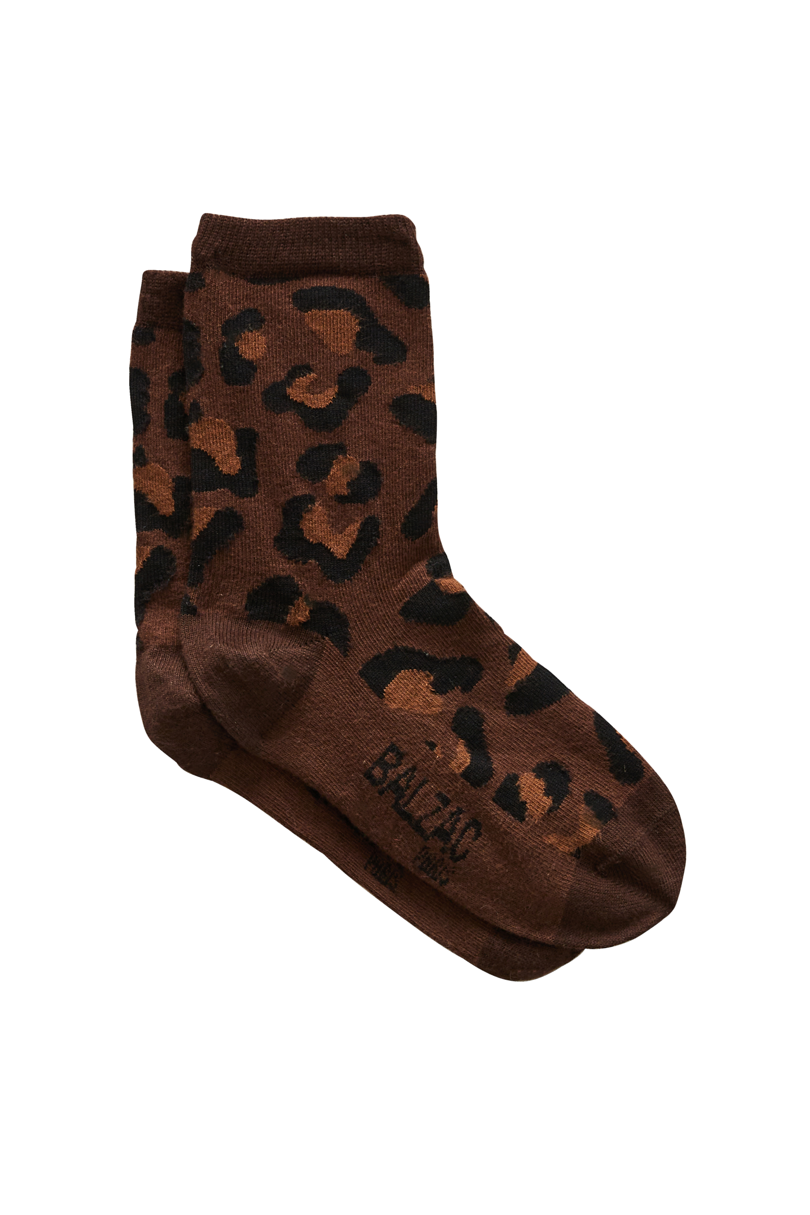 Chaussette Léo léopard fauve