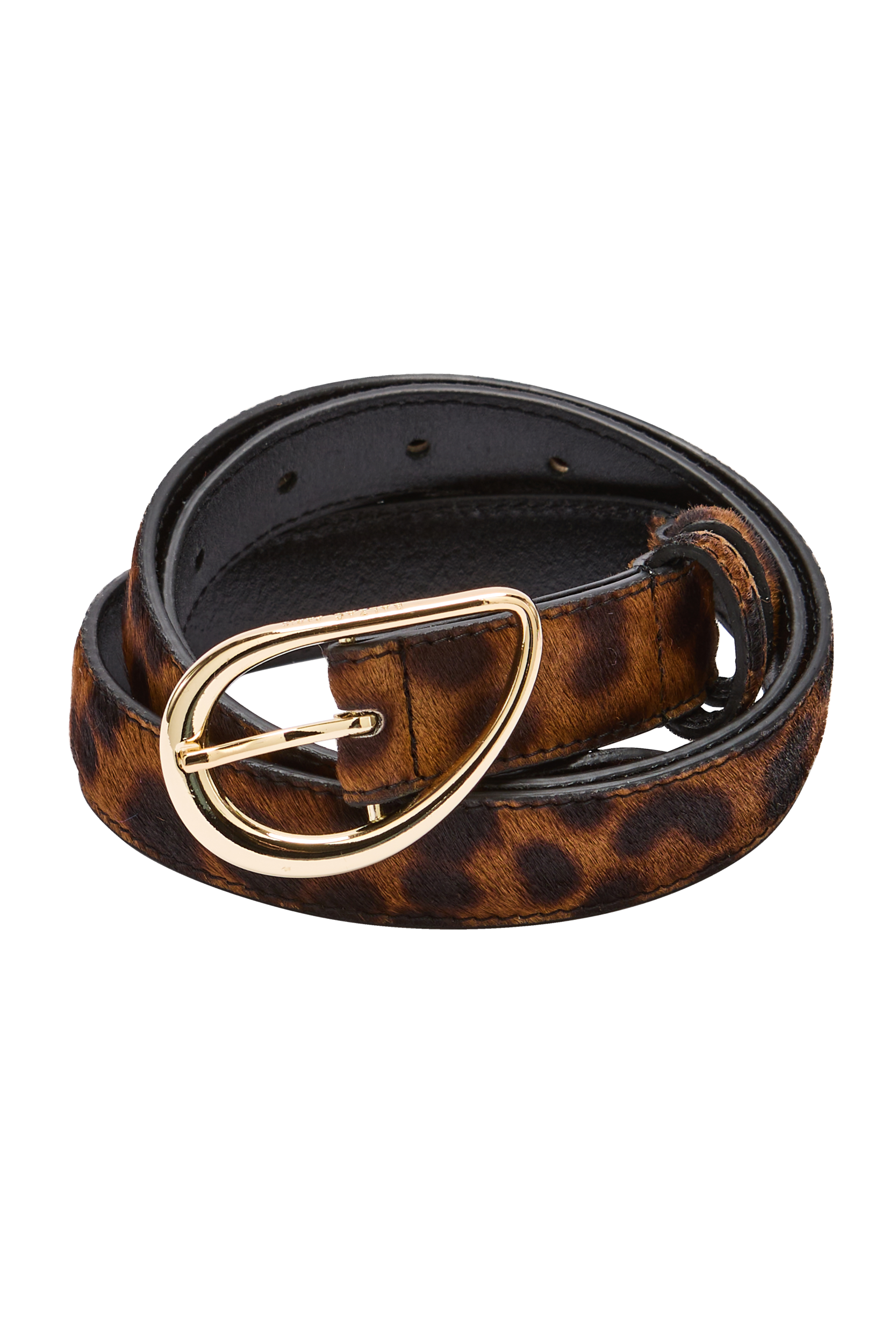 Ceinture Basma pony léopard fauve