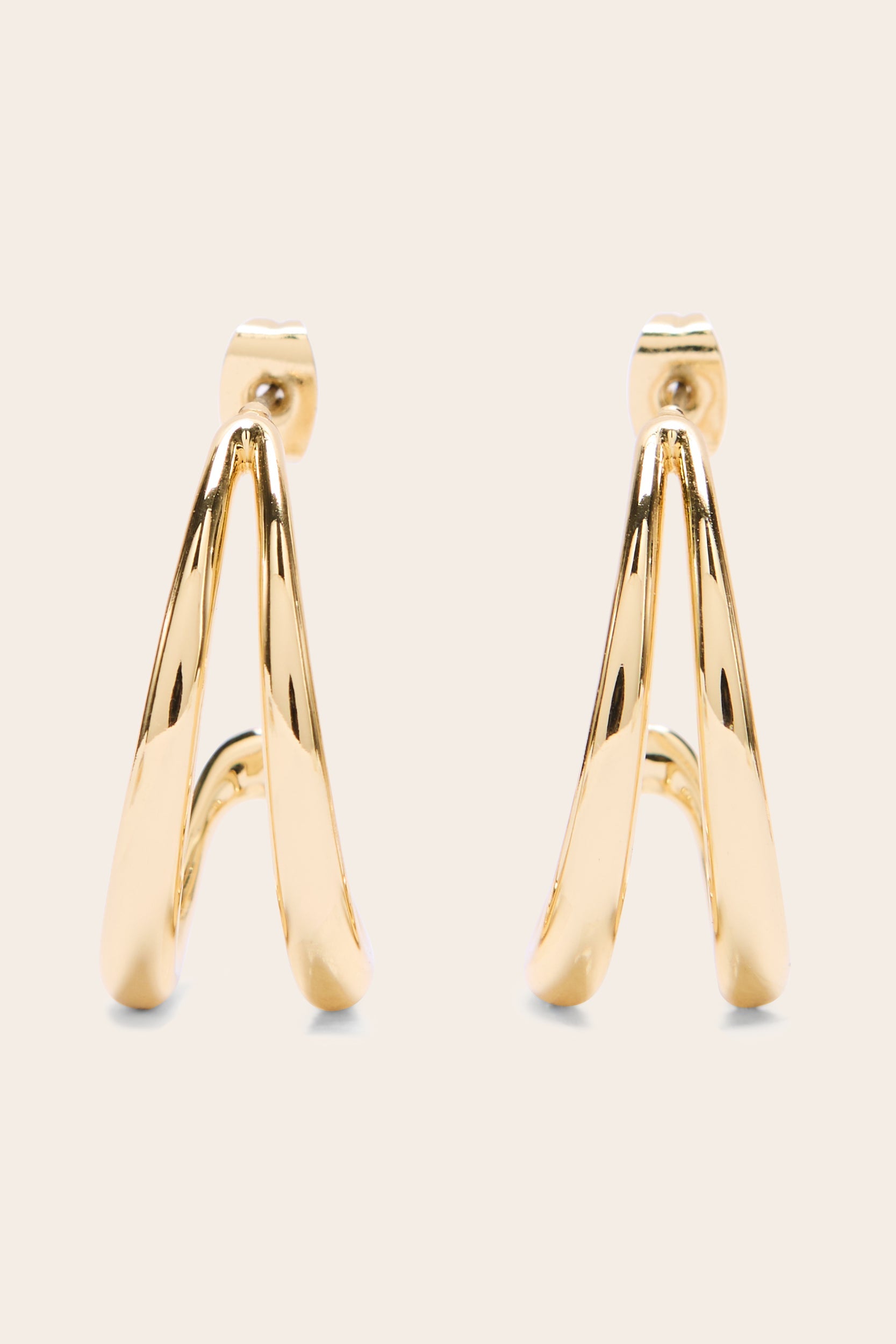 Boucles d'oreille Soline doré