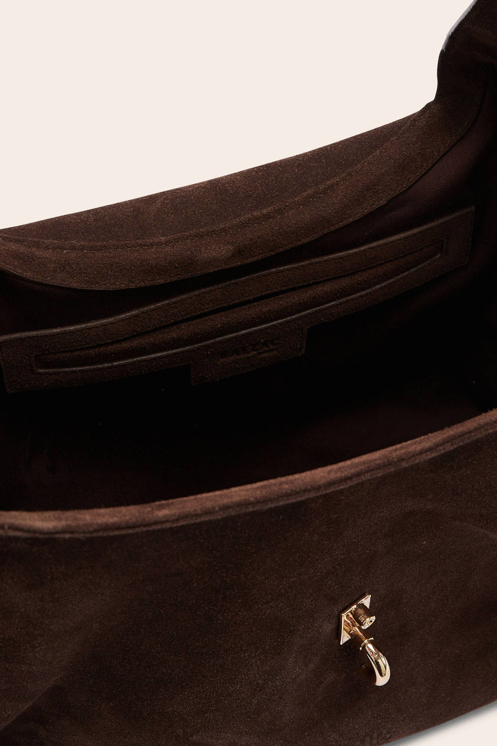 Sac Gala croûte de cuir moka