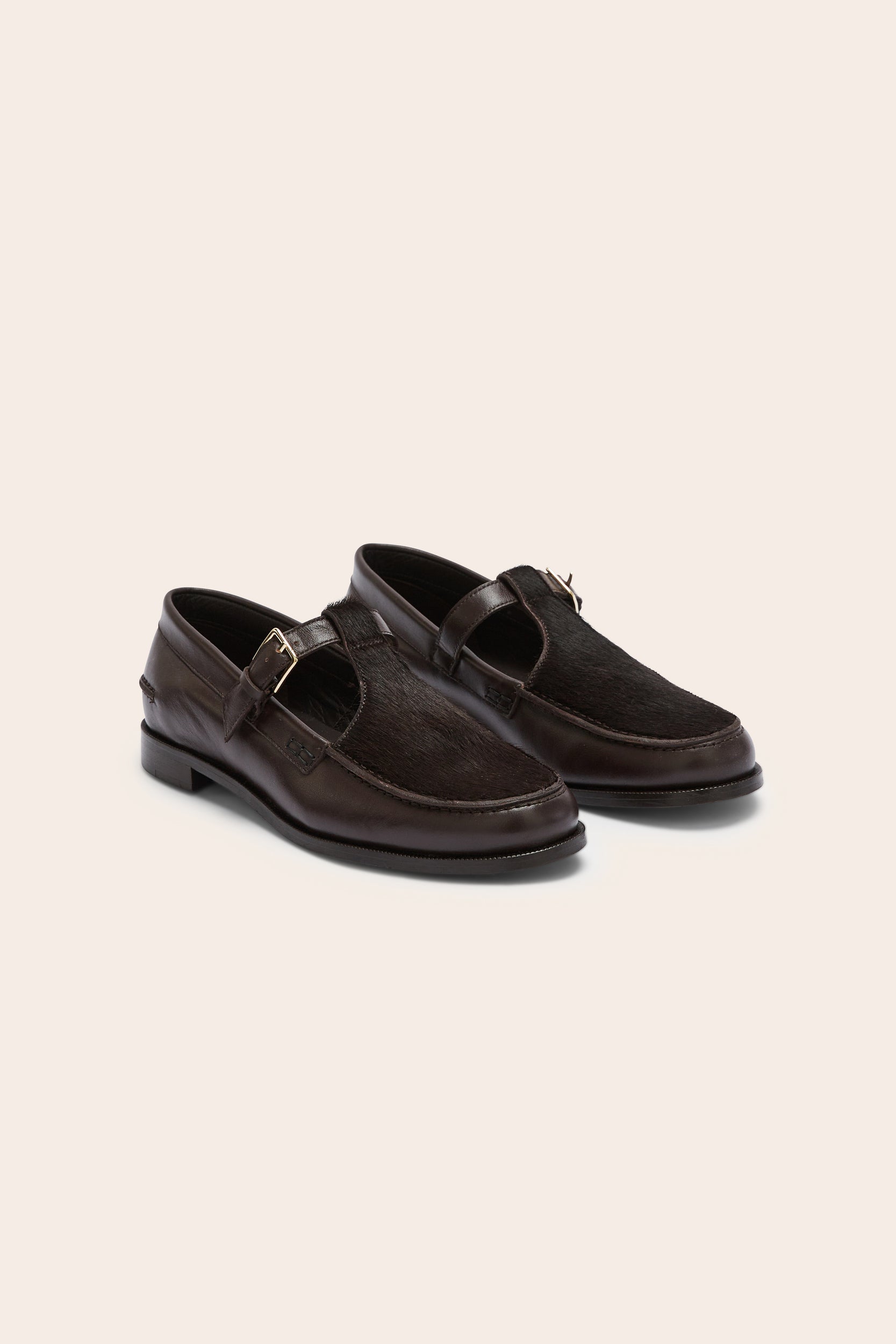 Mocassins Alban pony chocolat