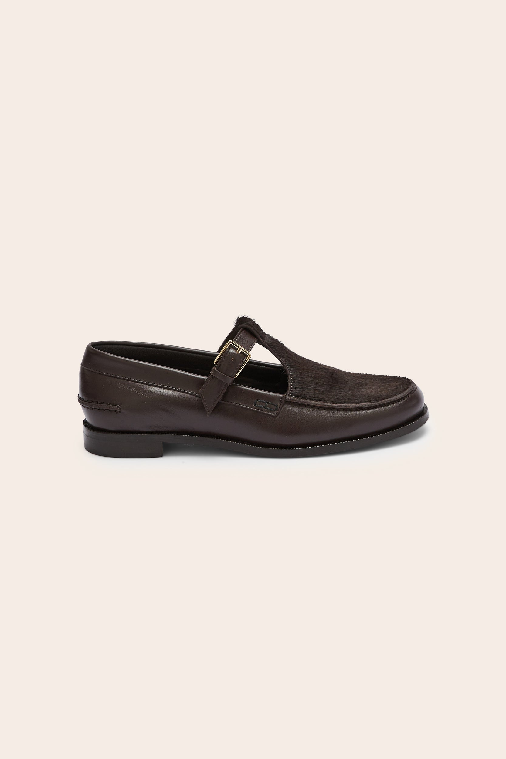 Mocassins Alban pony chocolat