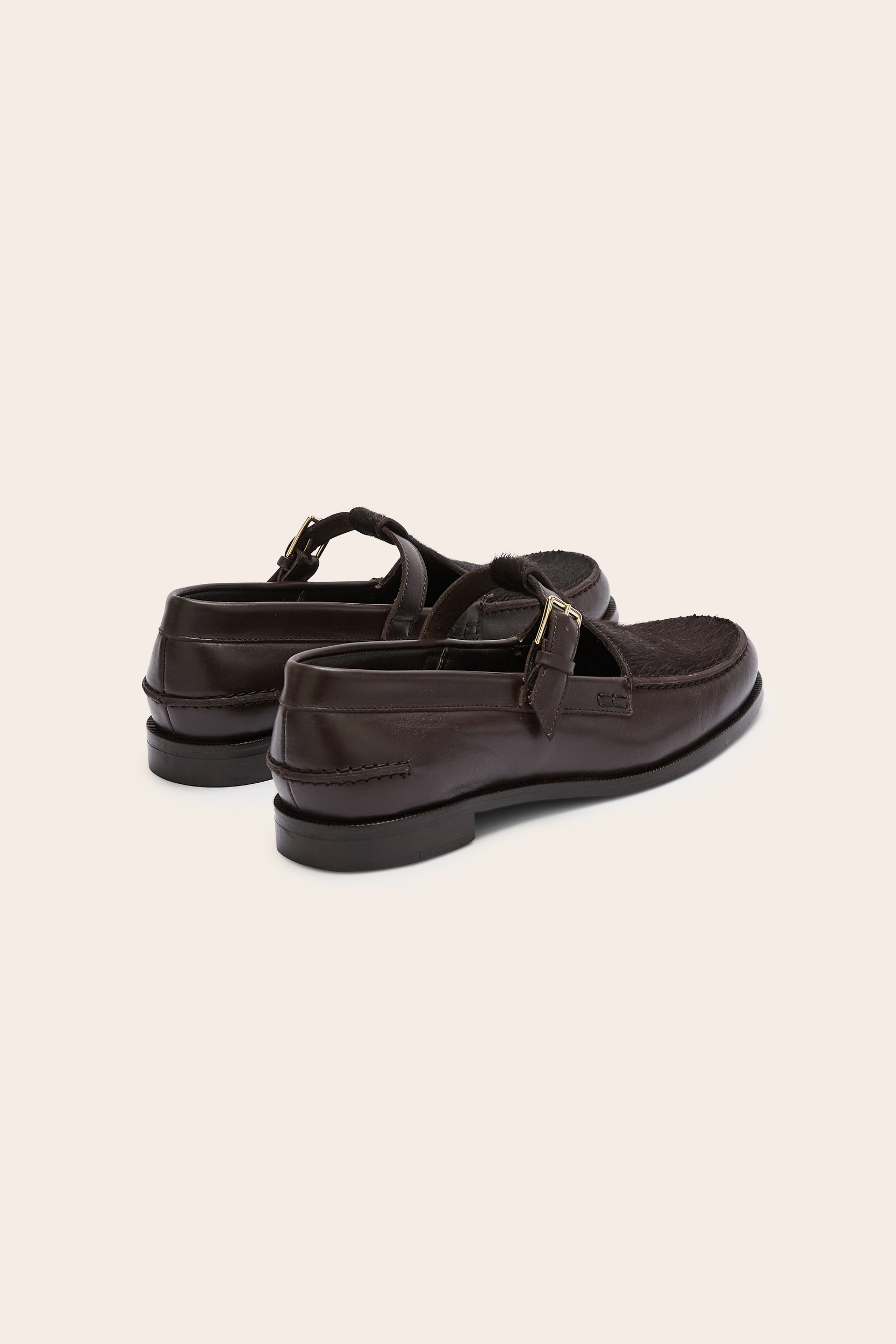 Mocassins Alban pony chocolat
