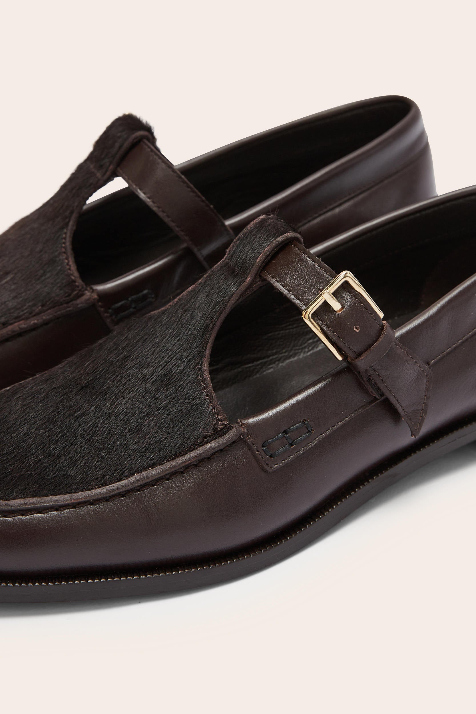 Mocassins Alban pony chocolat