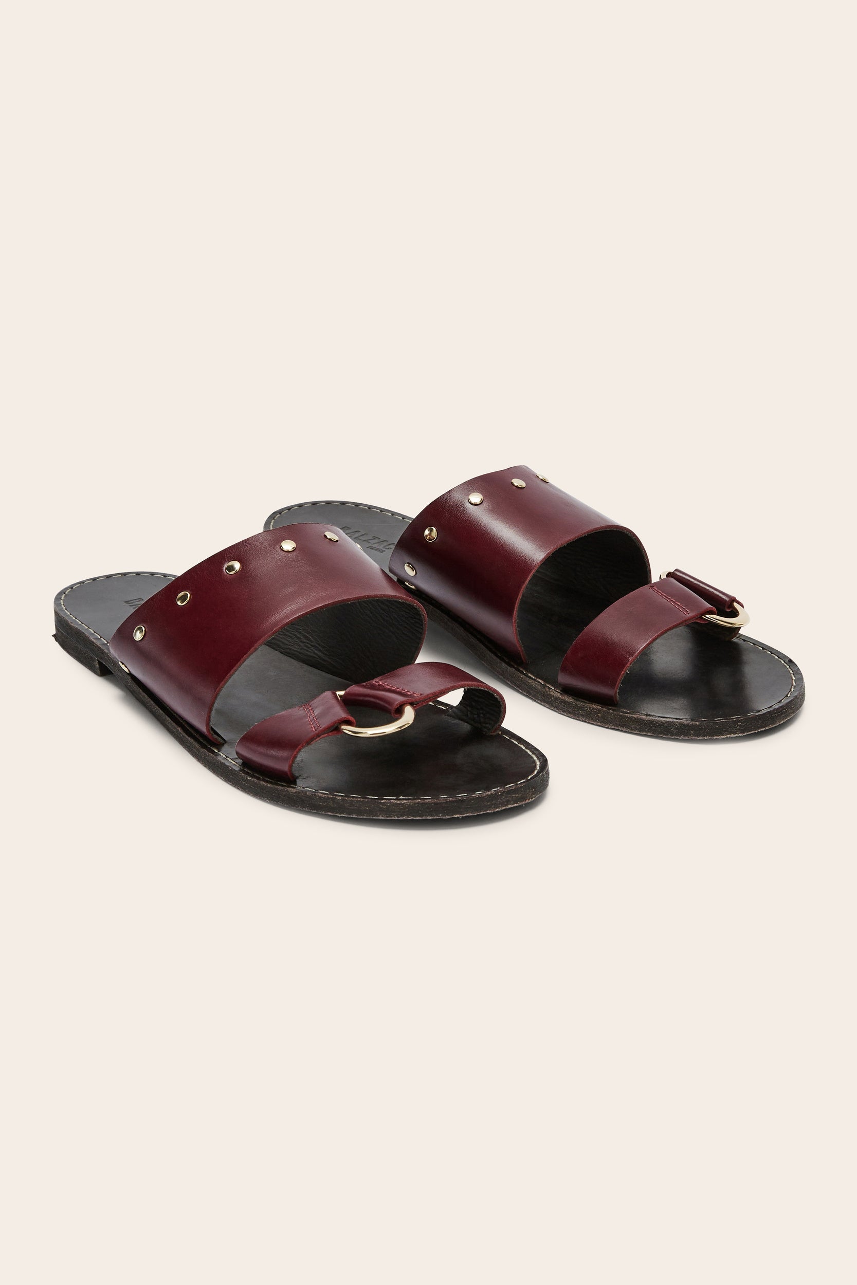 Sandales Iolanda lie de vin