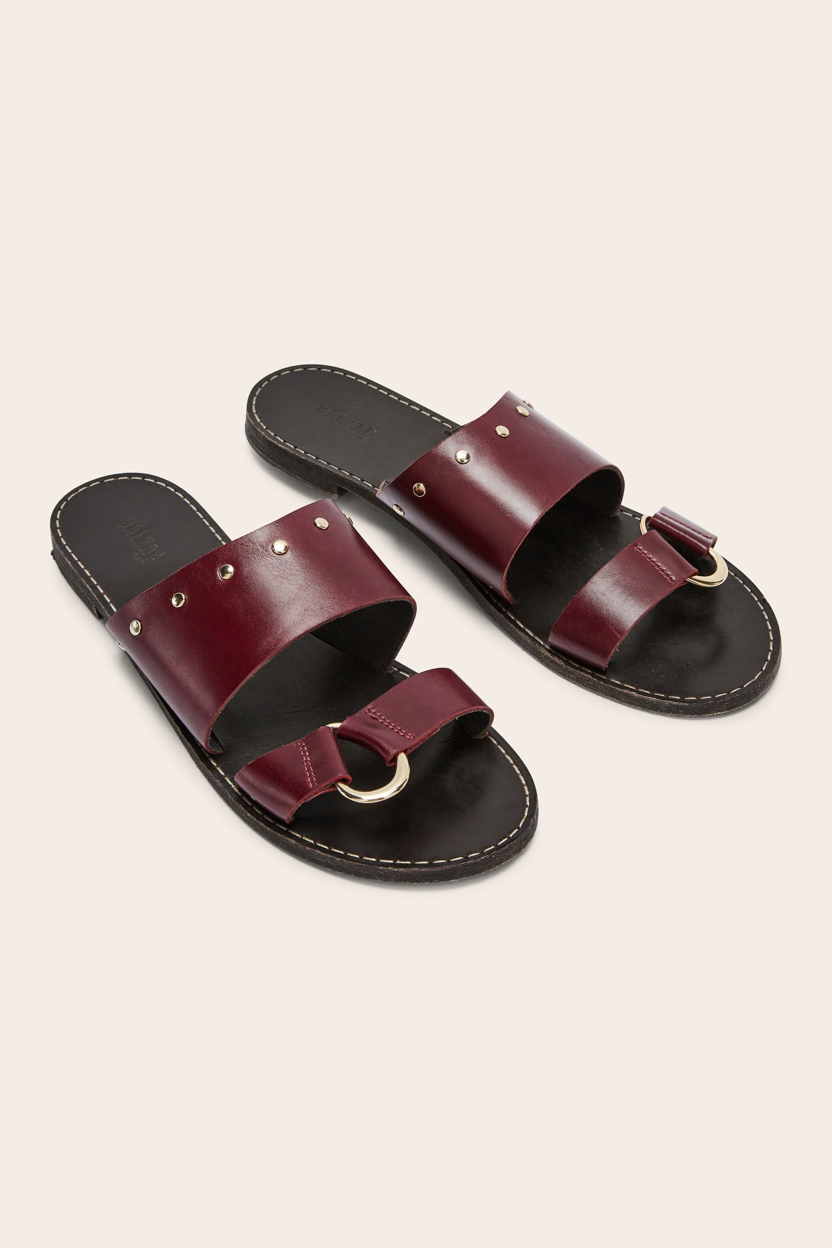 Sandales Iolanda lie de vin