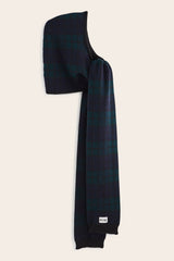 Cagoule Gigi tartan bleu et vert