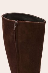 Bottes Léona croûte de cuir moka