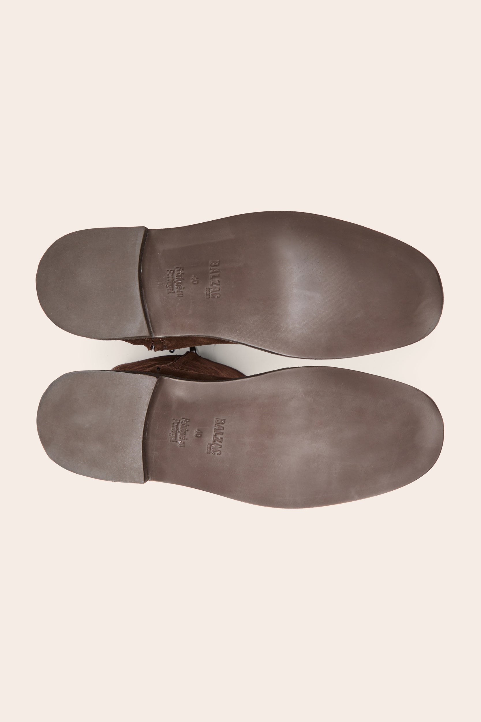Bottes Léona croûte de cuir moka