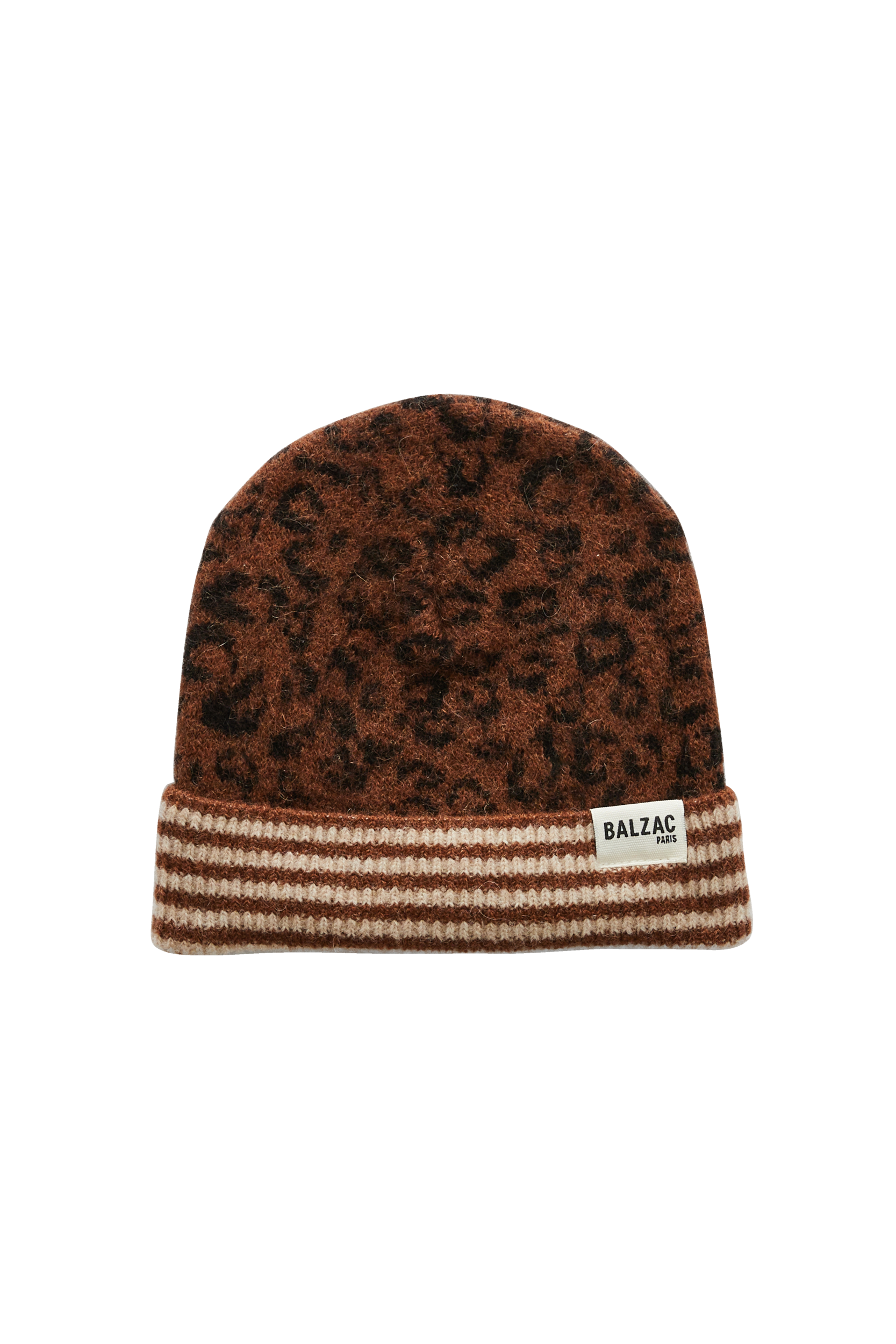 Bonnet Lou léopard fauve