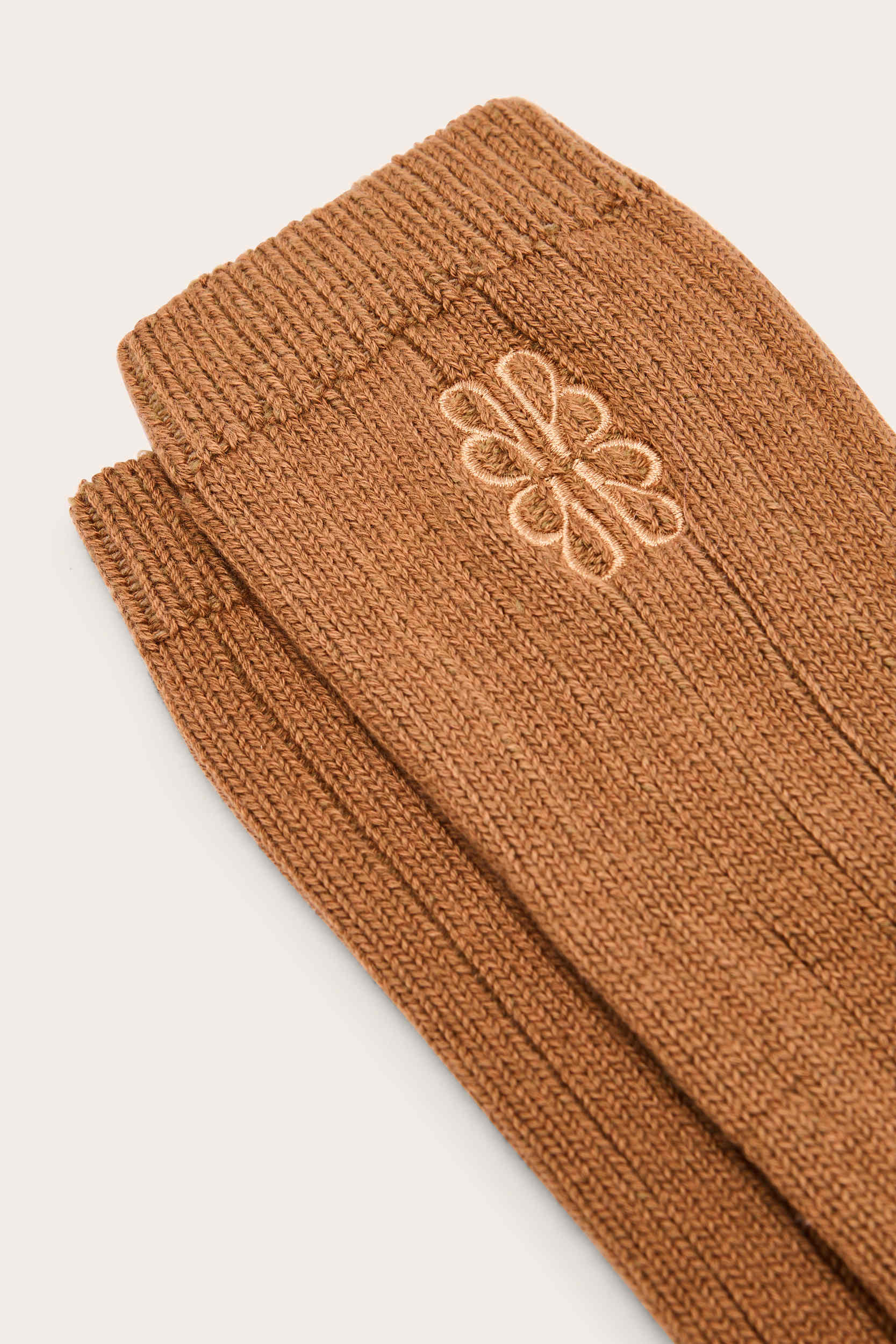 Chaussettes Felice marron
