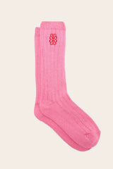 Chaussettes Felice rose