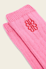 Chaussettes Felice rose