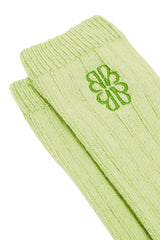 Chaussettes Félice vert sauge