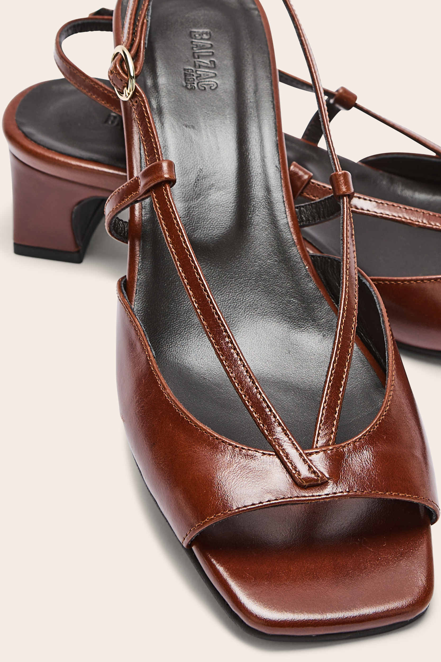 Sandales Tella cognac