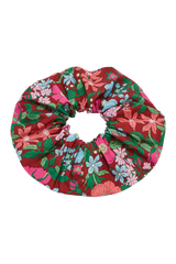 Chouchou Billy XL imprimé Liberty rose et bordeaux