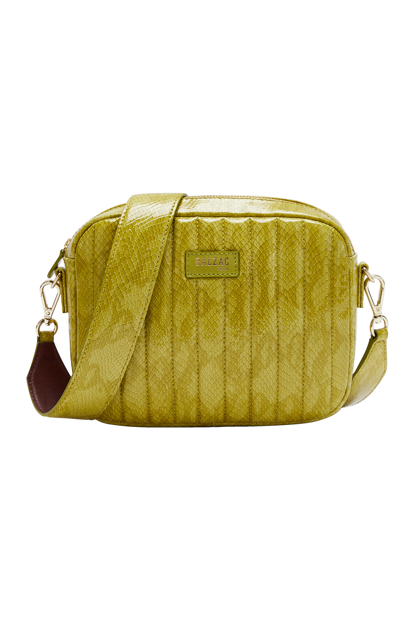 Sac César vernis embossé anis