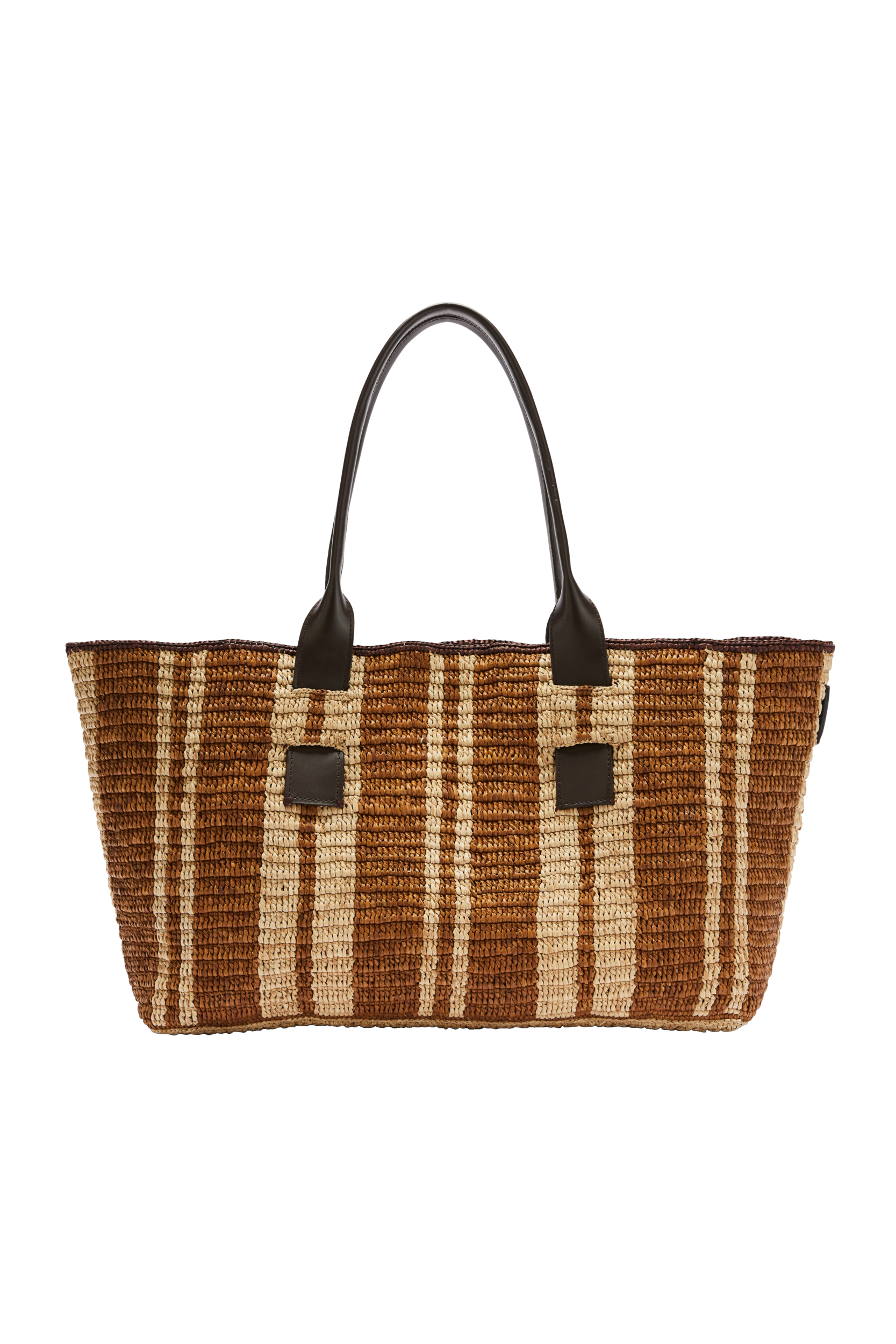 Panier Clément raphia et chocolat