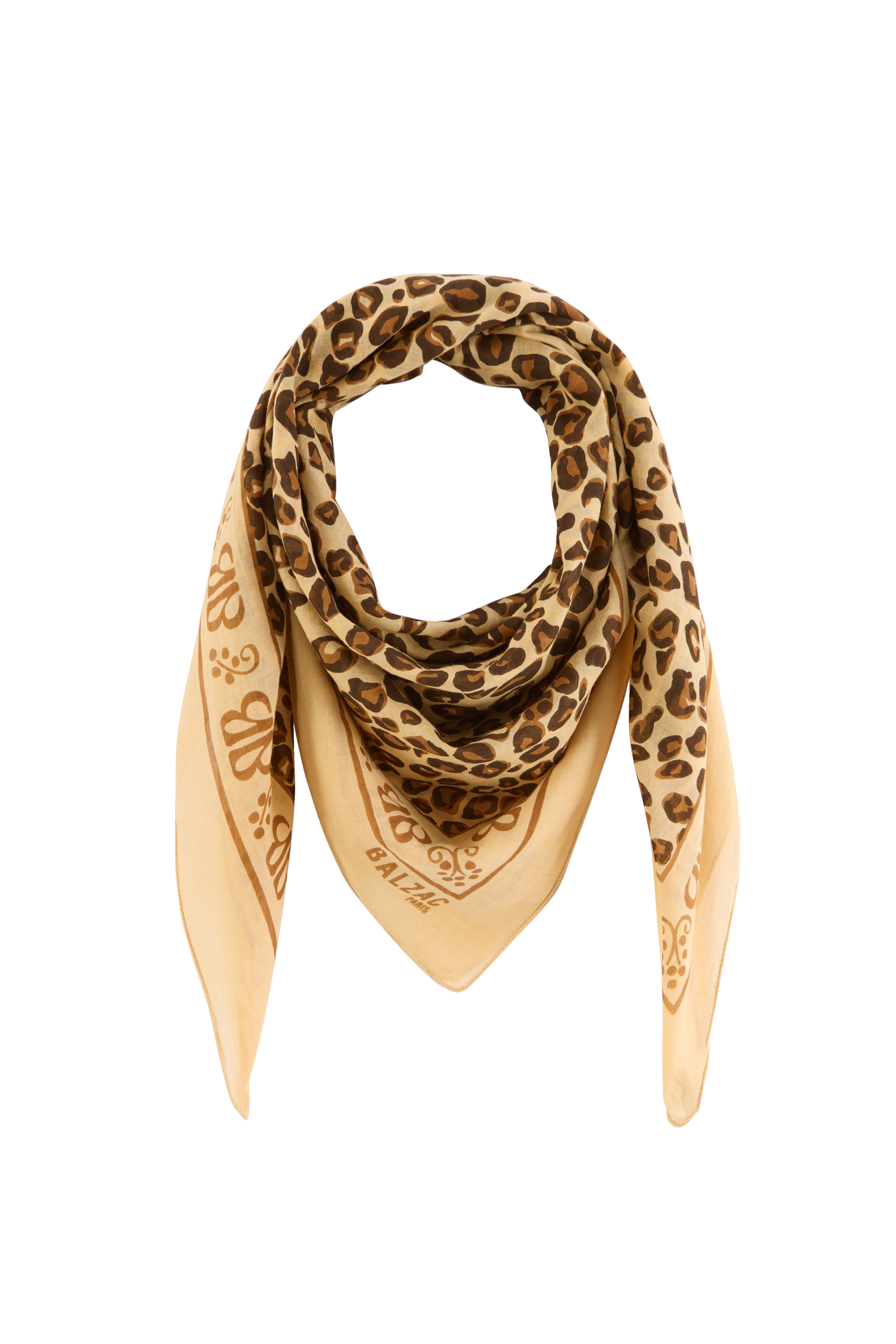 Foulard Johanna camel