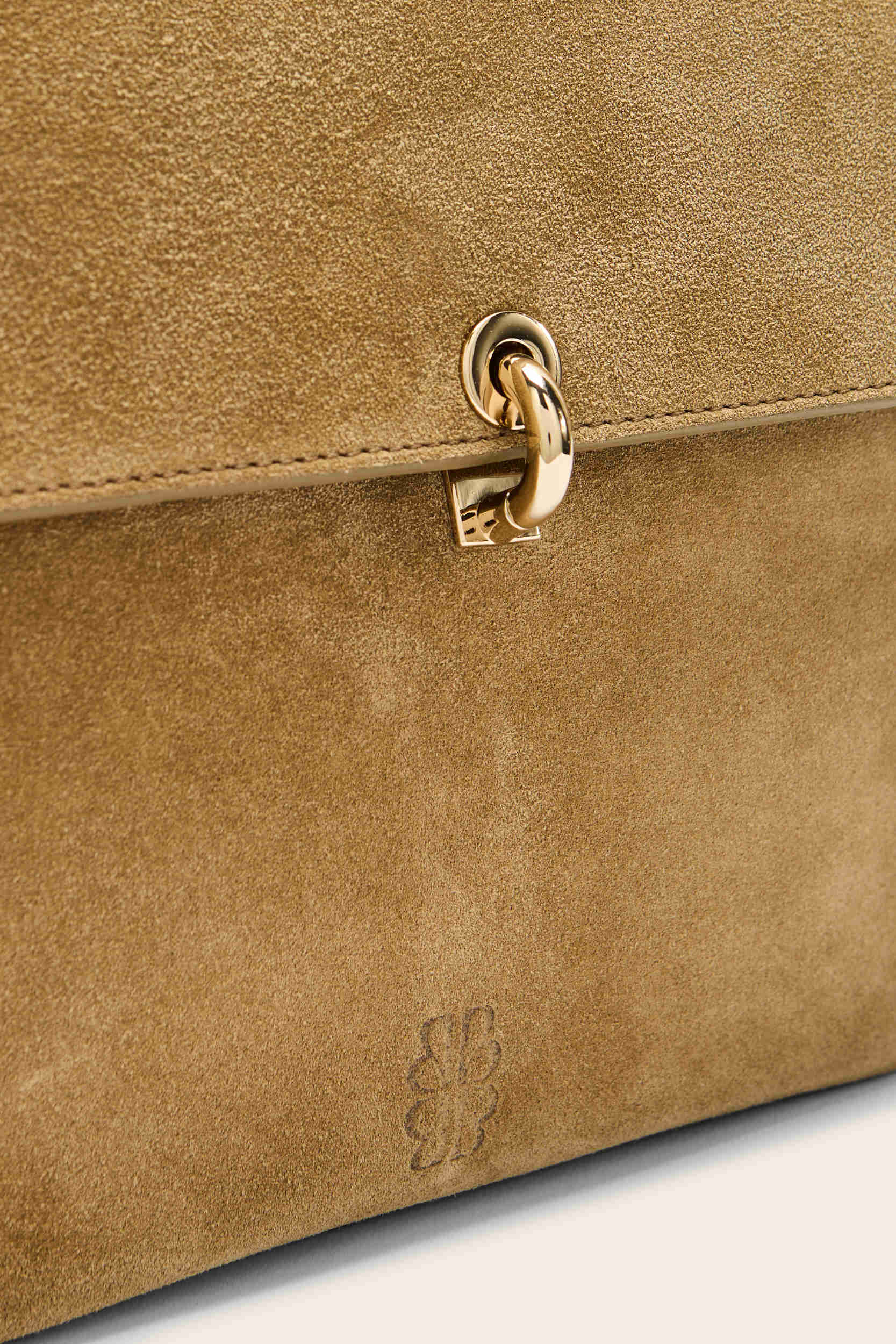 Sac Gala croûte de cuir kaki