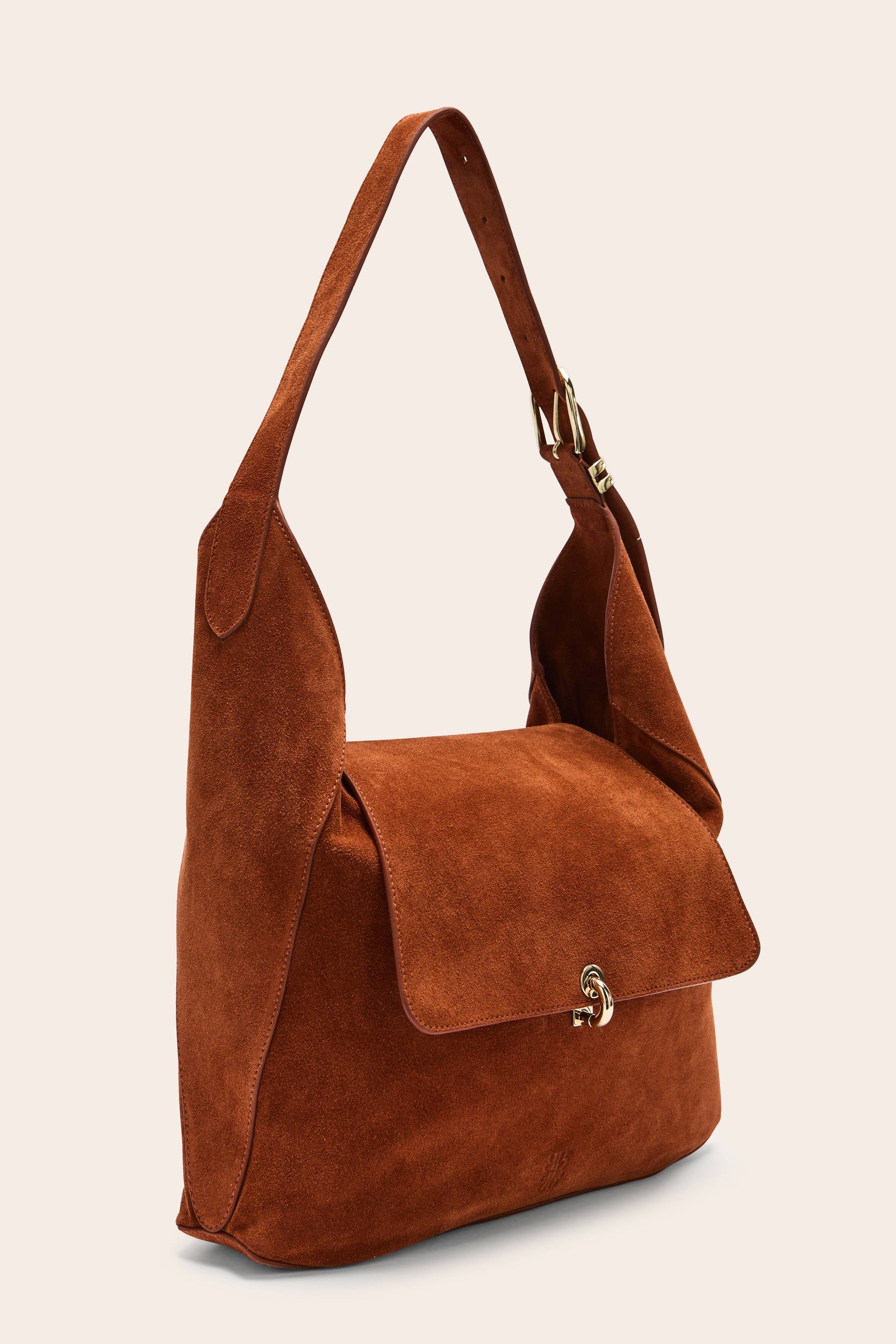 Sac Gala croûte de cuir brique