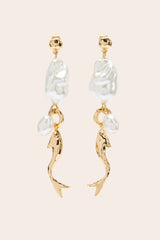Boucles d'oreille Olivia poisson doré