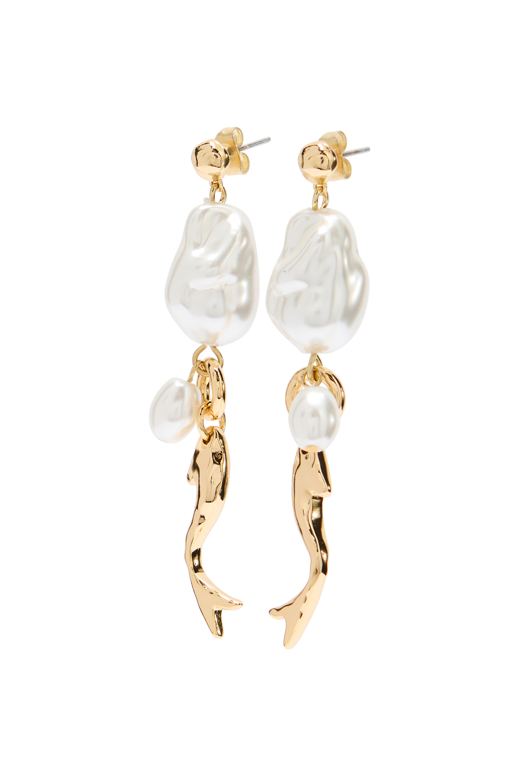 Boucles d'oreille Olivia poisson doré