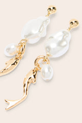 Boucles d'oreille Olivia poisson doré