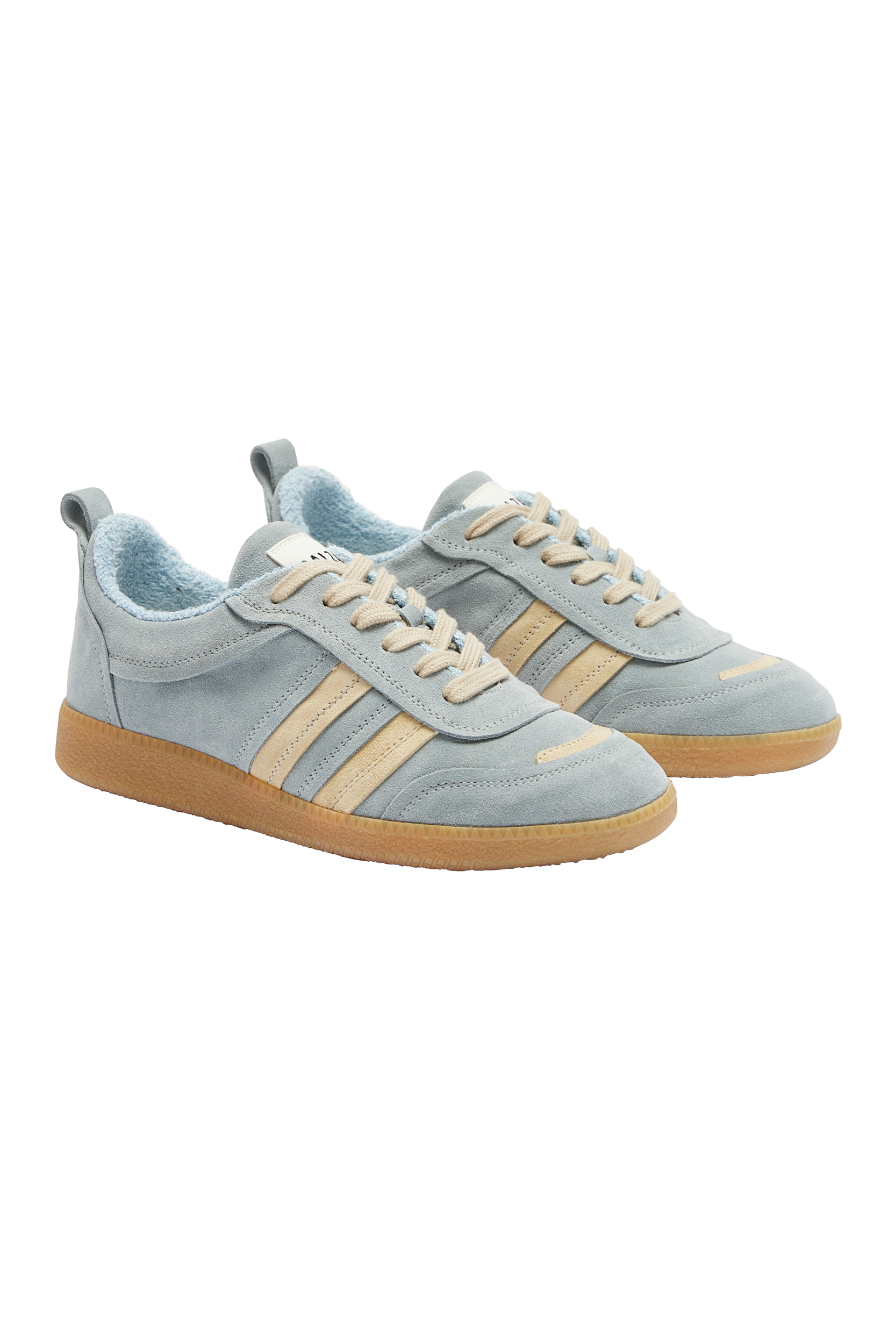 Baskets Quinn bleu et beige