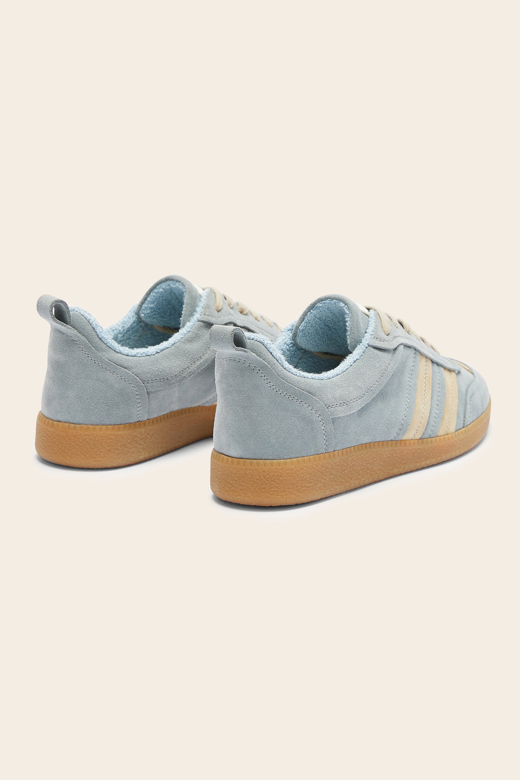 Baskets Quinn bleu et beige