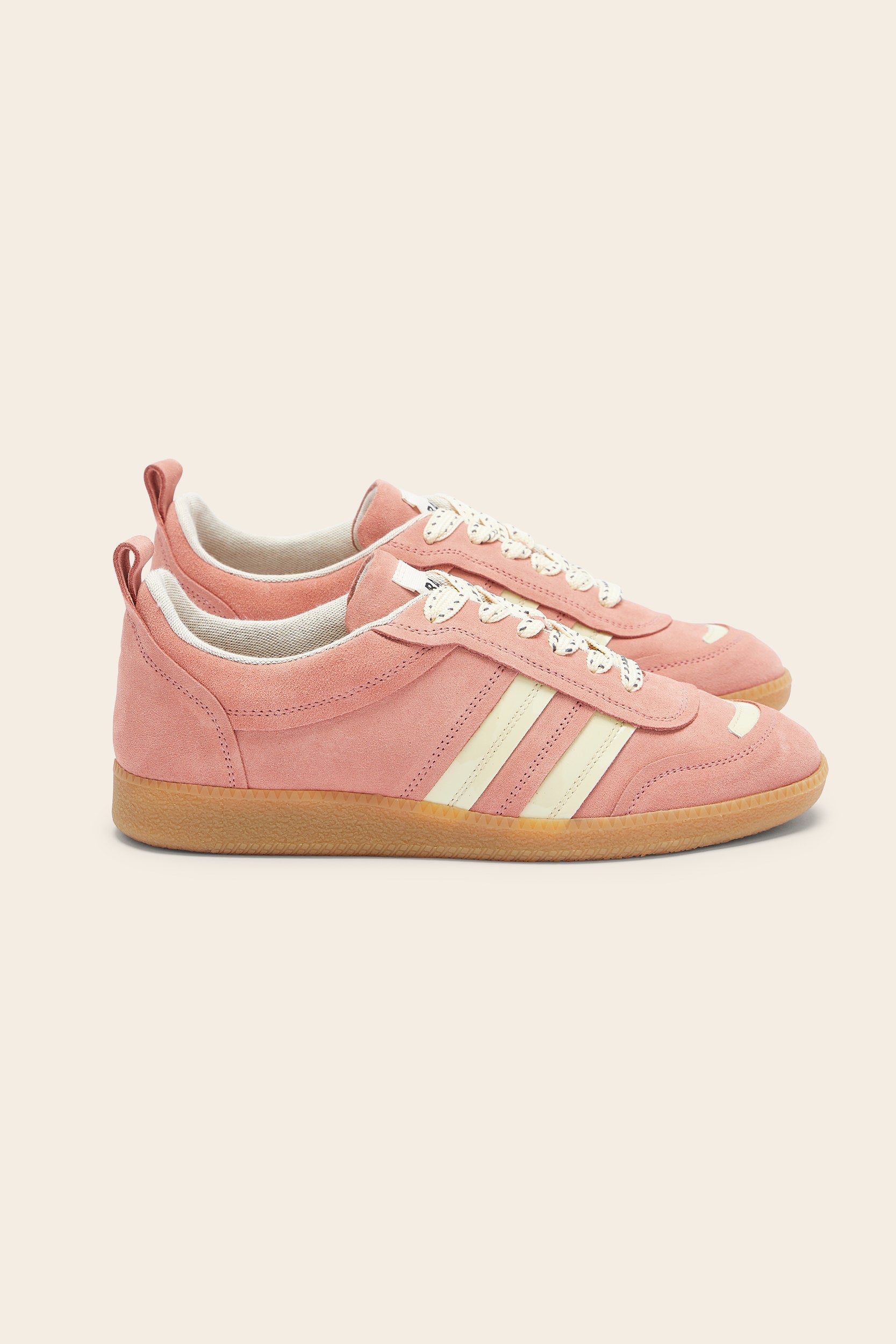Baskets Quinn rose et jaune beurre