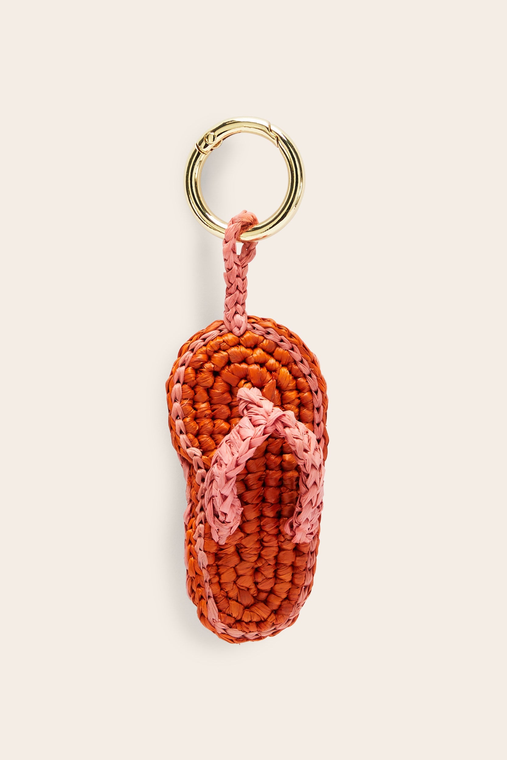 Porte-clés Tong raphia