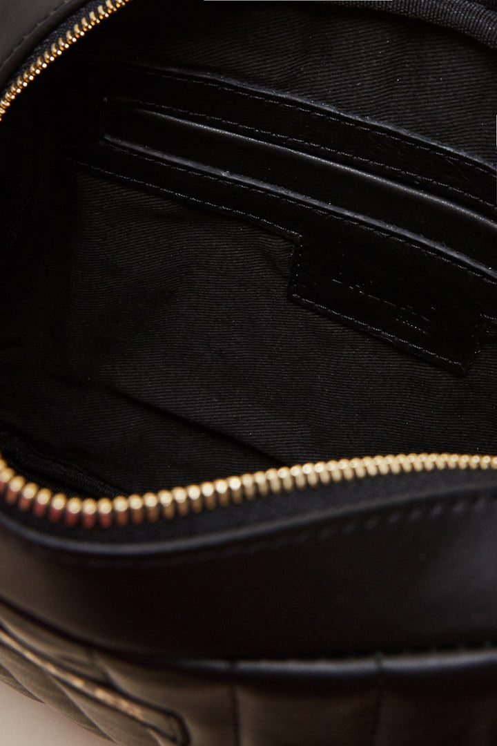 Sac César chaine noir lisse