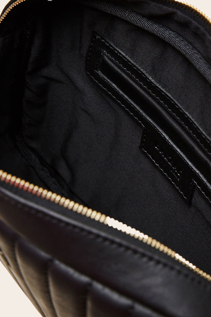 Sac Grand César noir lisse chaine amovible