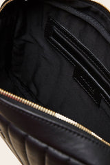 Sac Grand César noir lisse chaine amovible