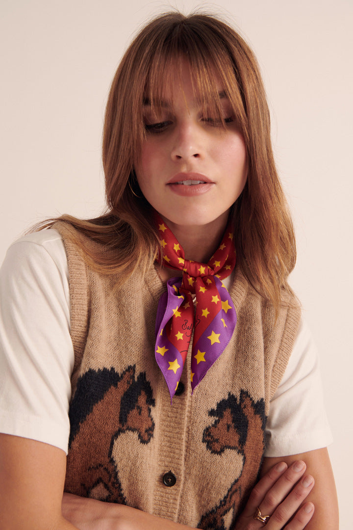 Foulard Kelly étoiles