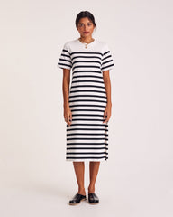 Robe Claodia à rayures noires