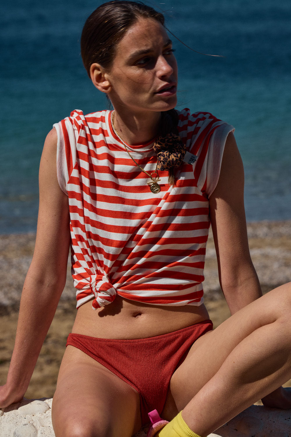 Bas de maillot Laura terracotta