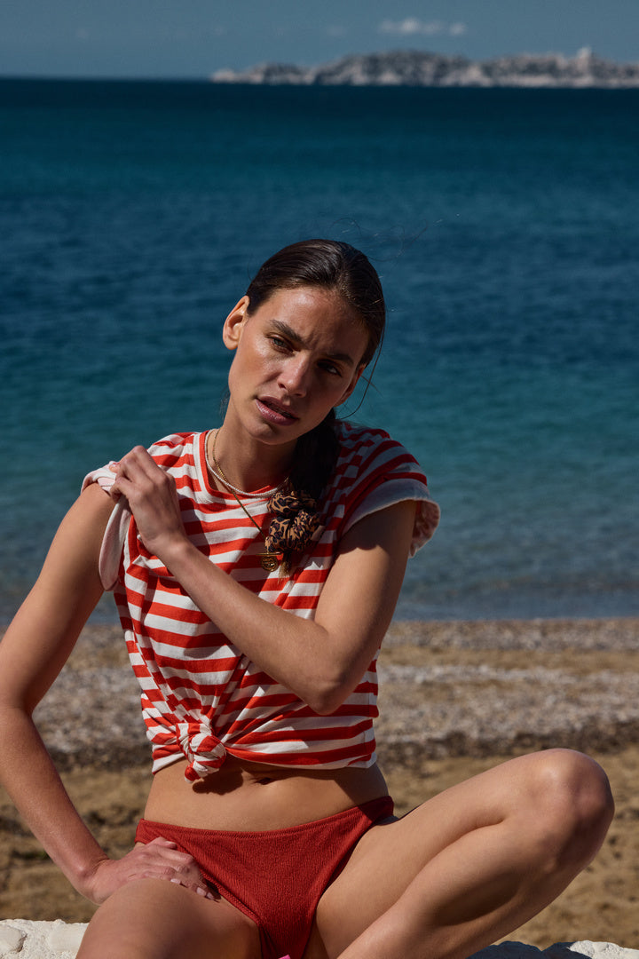 Bas de maillot Laura terracotta