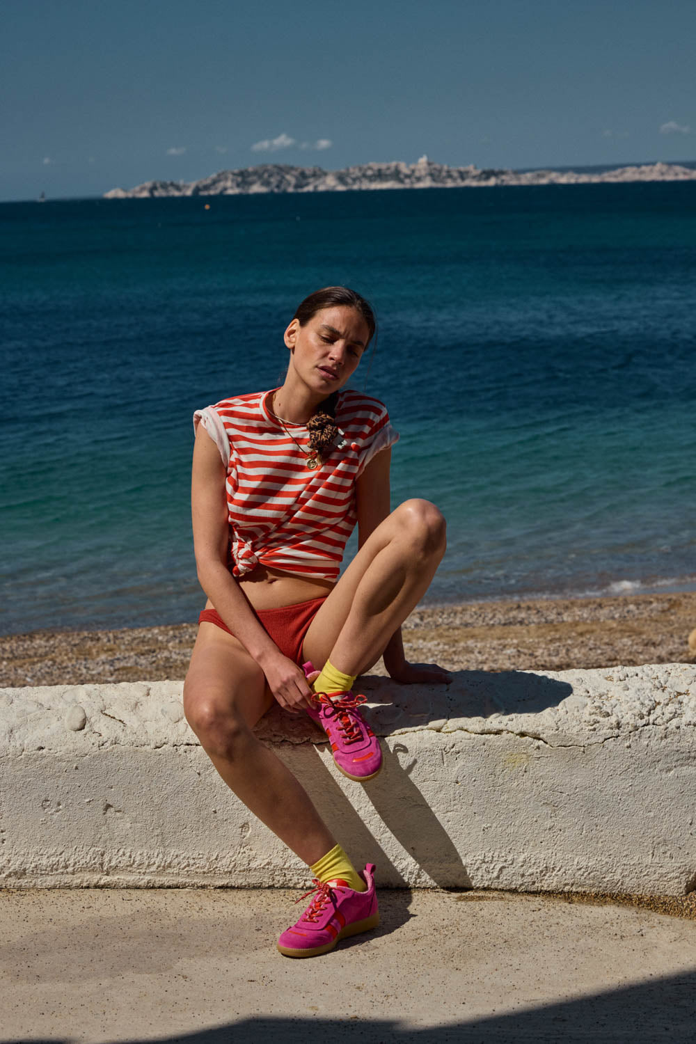 Bas de maillot Laura terracotta