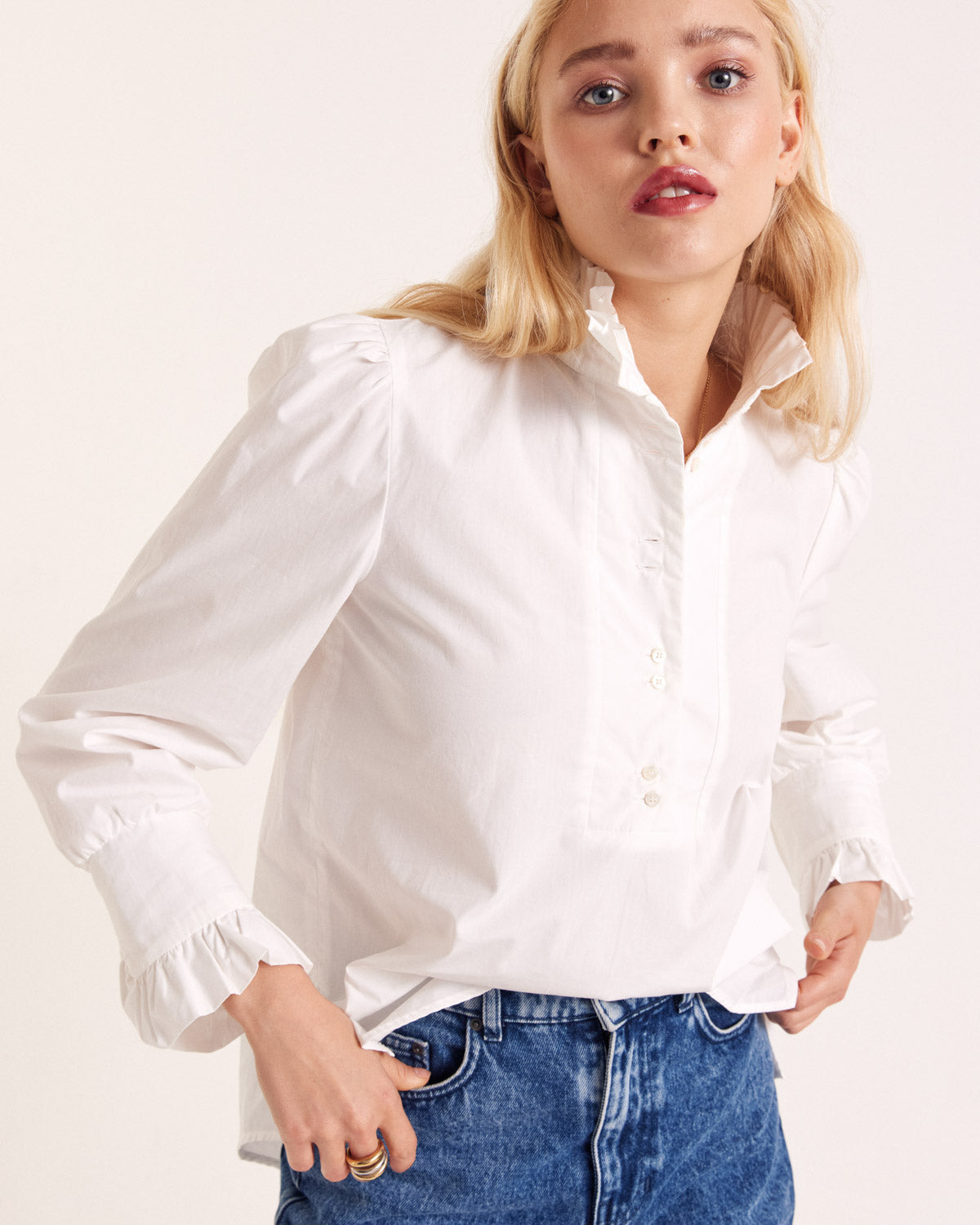 Blouse Source blanc naturel