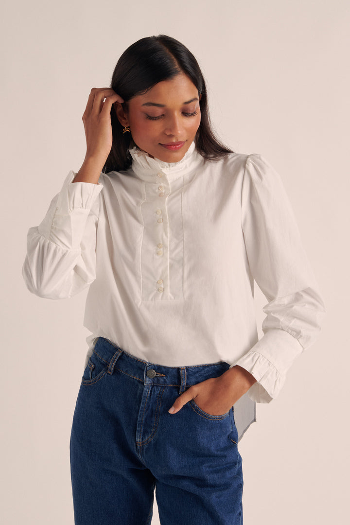 Blouse Source blanc naturel