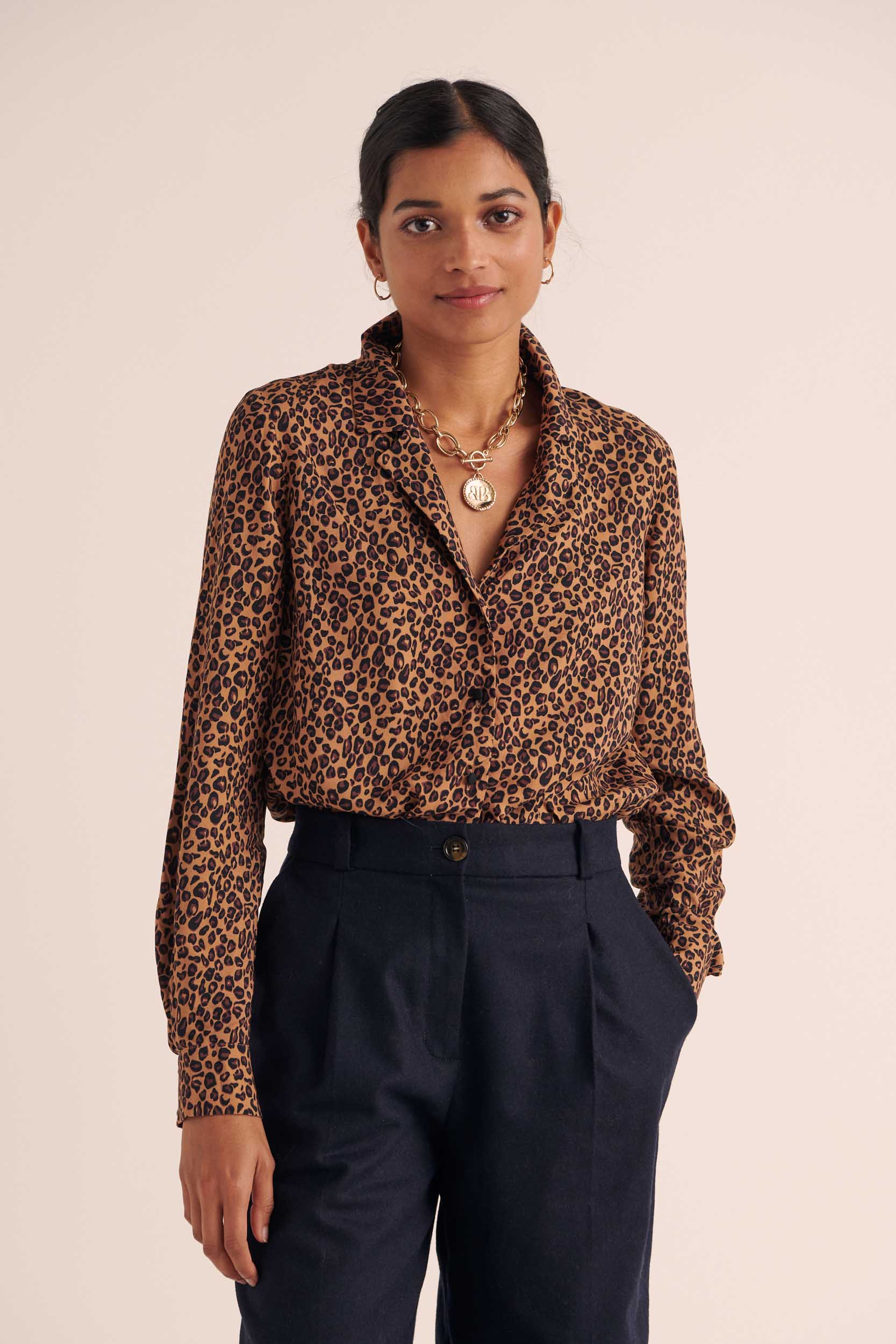 Chemise George léopard
