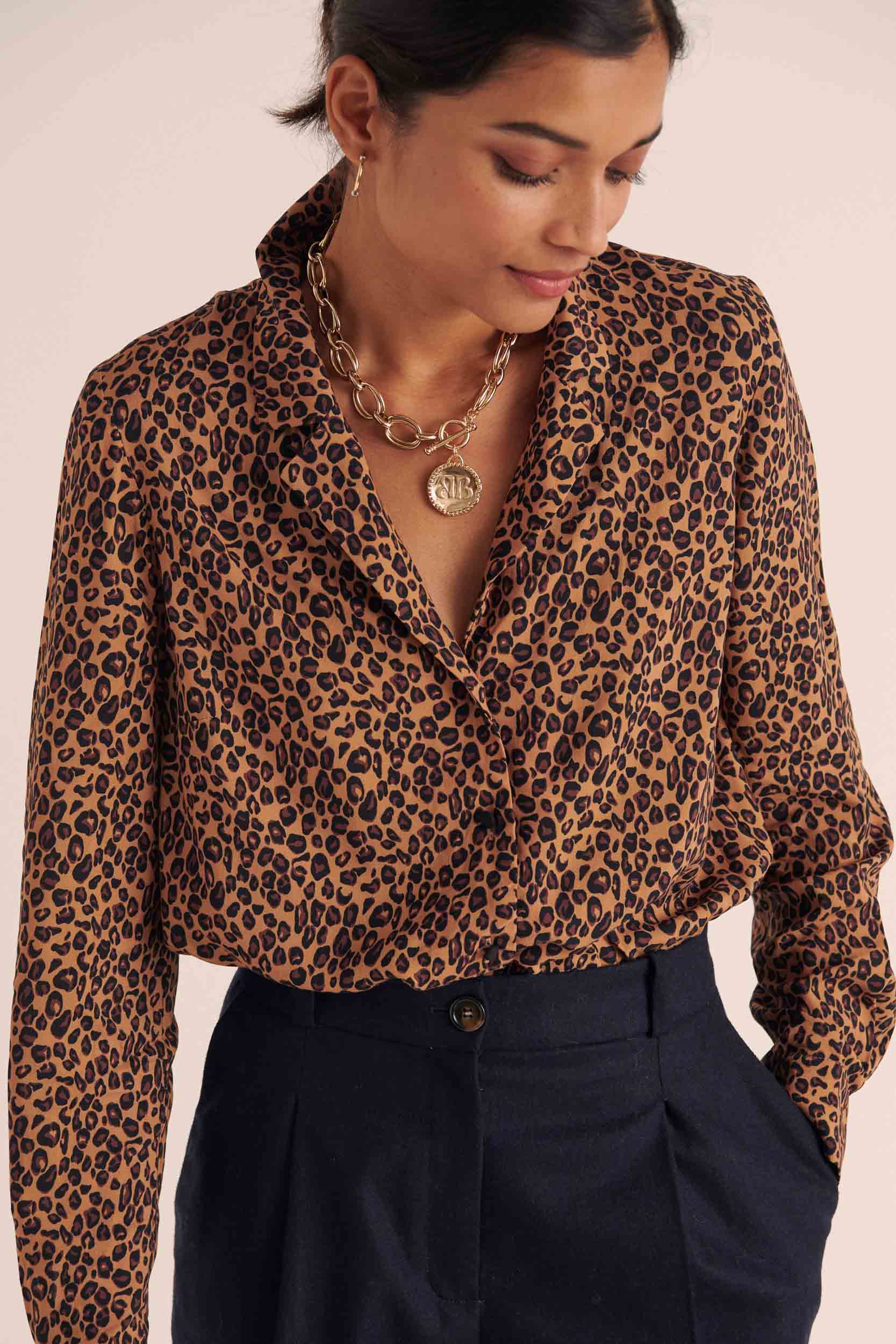 Chemise George léopard