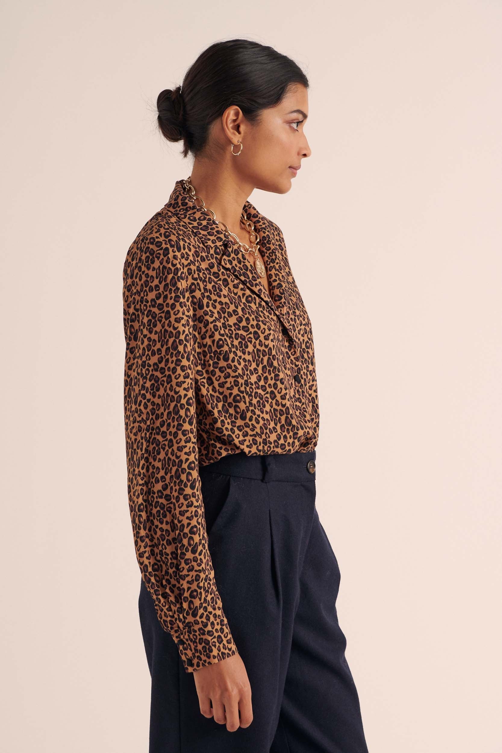 Chemise George léopard