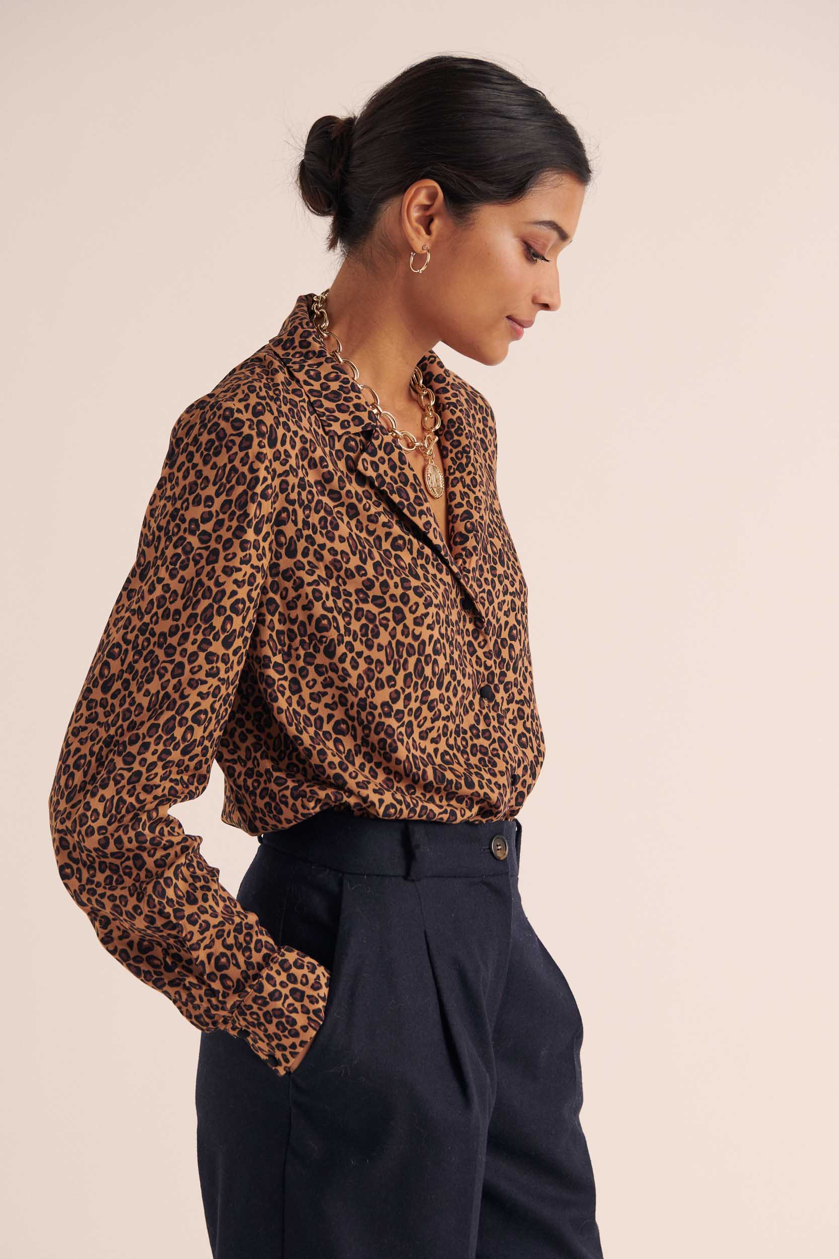 Chemise George léopard