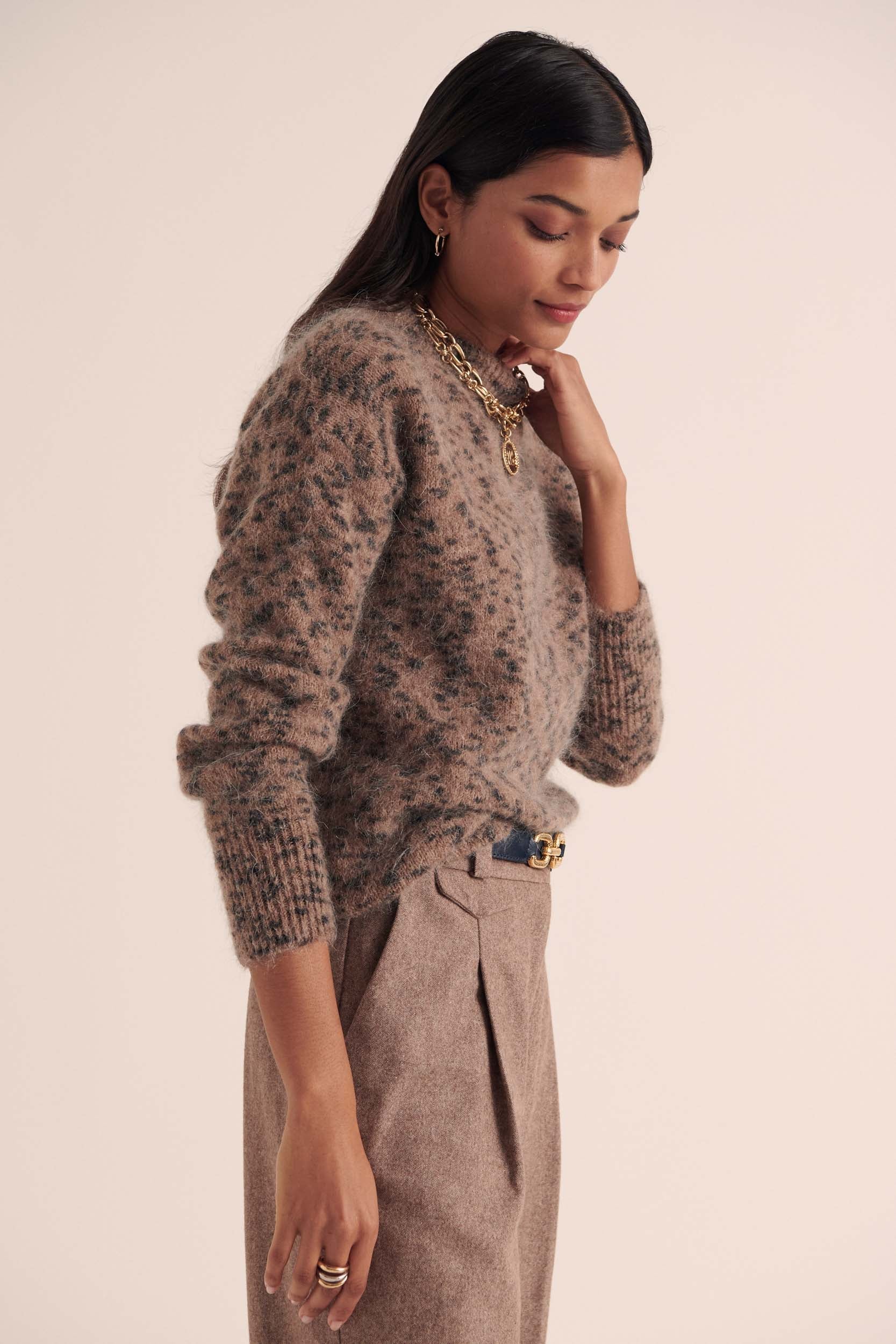 Pull Doudou guépard tacheté